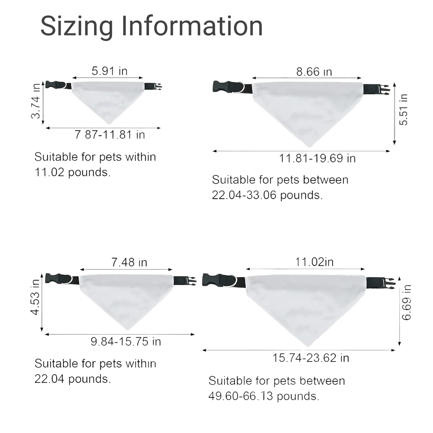 Pet Collar with Bandana